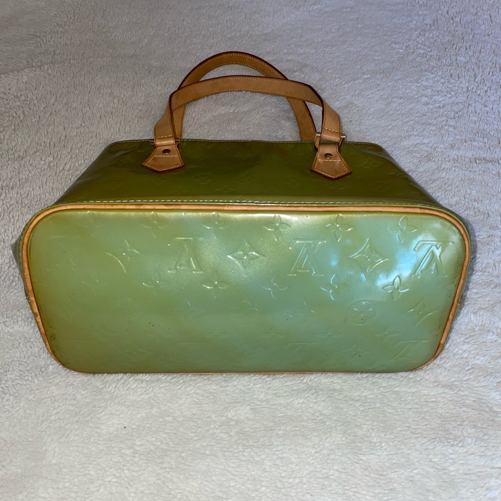 Louis Vuitton Vernis Houston baby blue and green bag - Picture 2 of 12